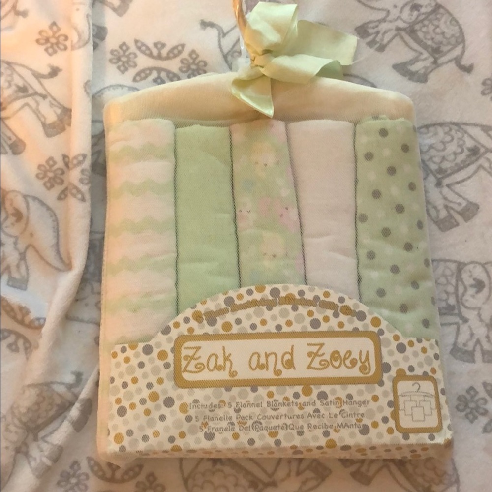 Flannel baby blankets